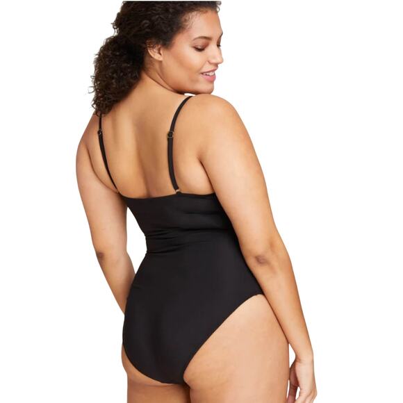 Andie Swim Black One Piece Swimsuit The Amalfi Plus XXXL - Picture 2 of 9